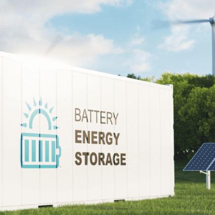 An energy storage system for a renewable energy farm